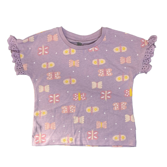 6-12M Butterfly tee - Woolworths