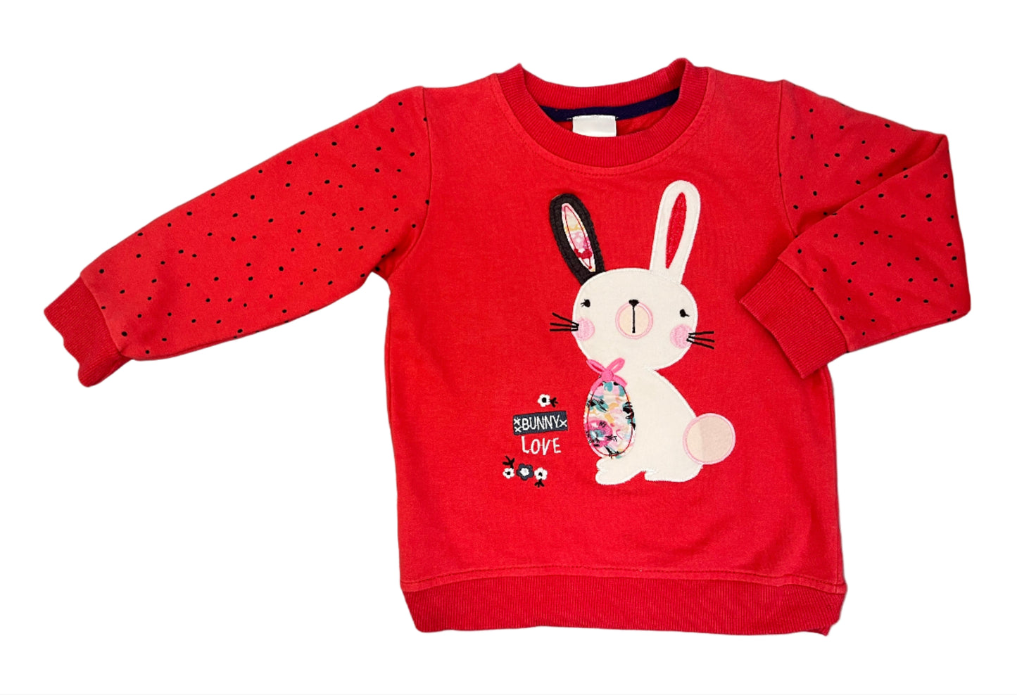 3-4Y Bunny Love sweatshirt - Pop Candy