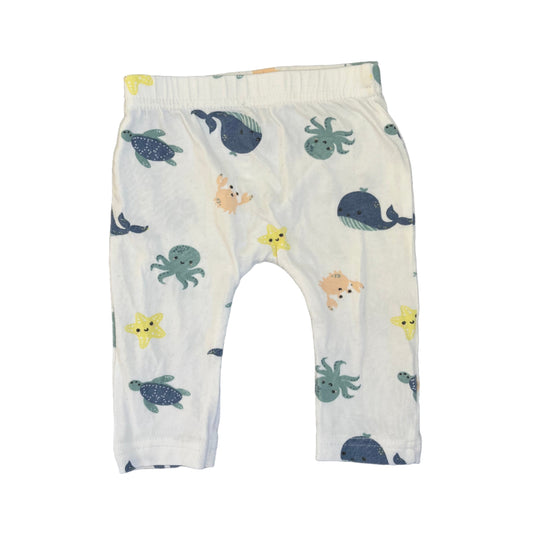 0-3M Sea animal print leggings - tiny tots