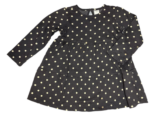 12-18M Charcoal Polka dot dress - H&M