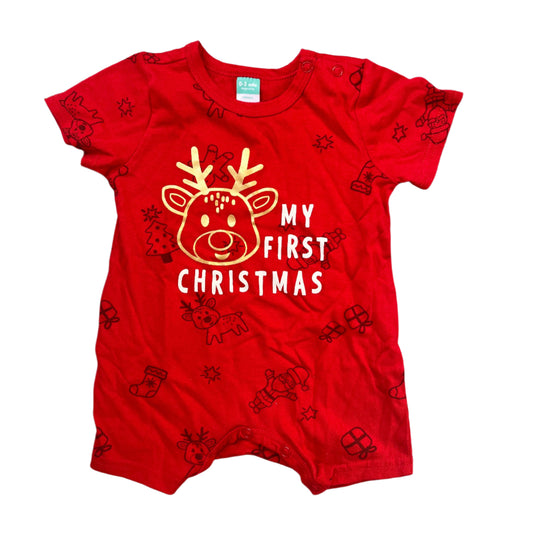 0-3M My first christmas romper - Ackermans Baby