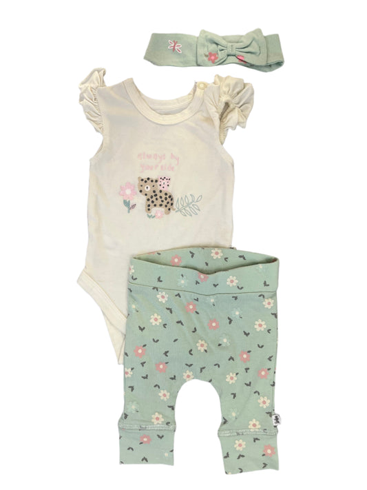 Newborn always by your side leggings and vest set - Woolworths