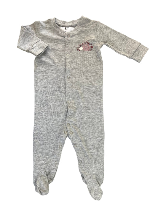0-3M Porcupine logo sleepsuit - MrP