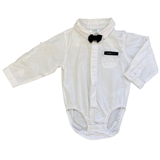 9-12M Bow tie vest - Candy World