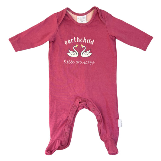 Newborn little princess sleepsuit - Earthchild