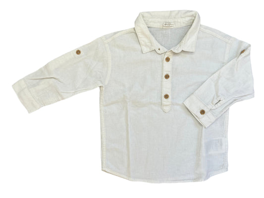 9-12M Front button shirt - H&M