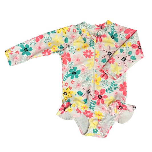 3-6M Floral Swimsuit - Woolworths