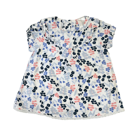 0-3M Floral dress/tee - Clicks