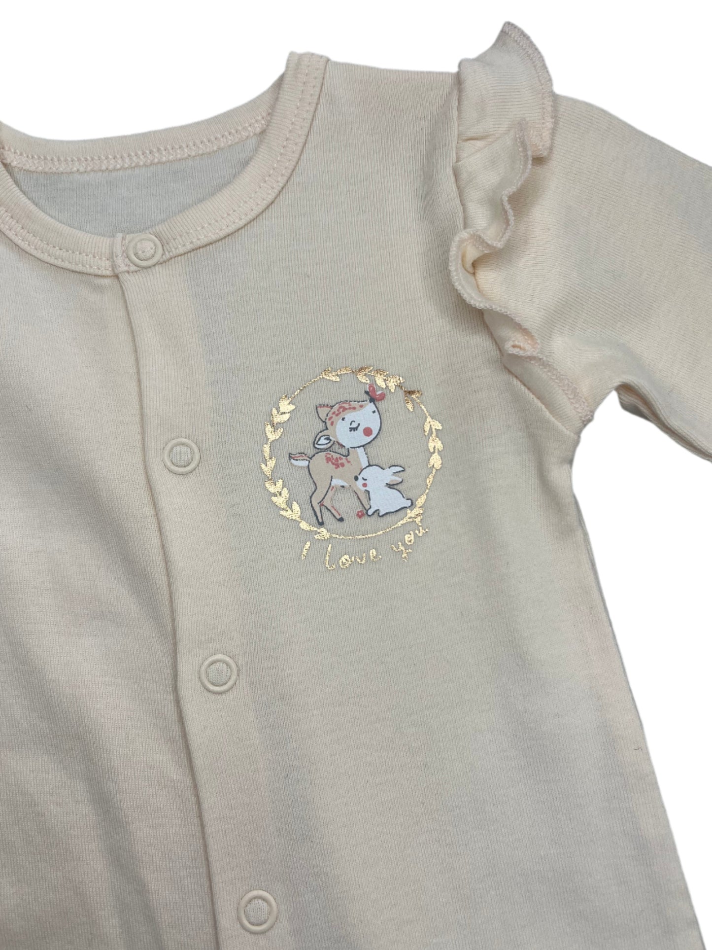1-3M I Love You Logo Sleepsuit - Woolworths