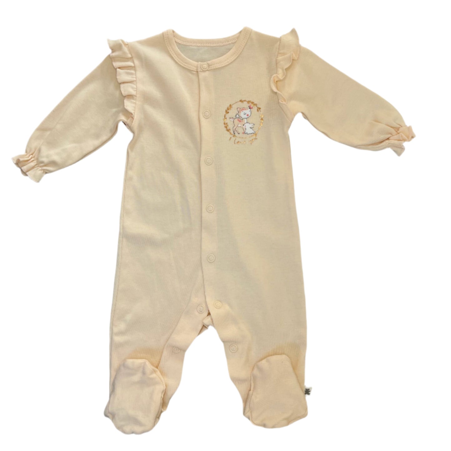 1-3M I Love You Logo Sleepsuit - Woolworths