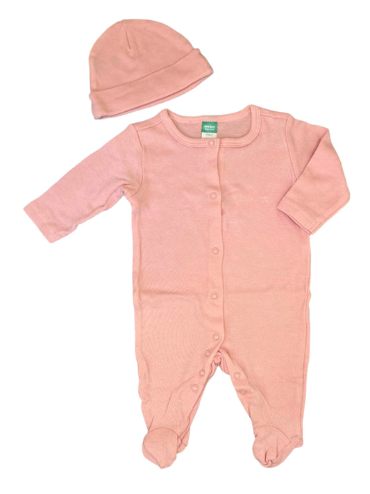 Newborn sleepsuit with matching beanie - Ackermans Baby